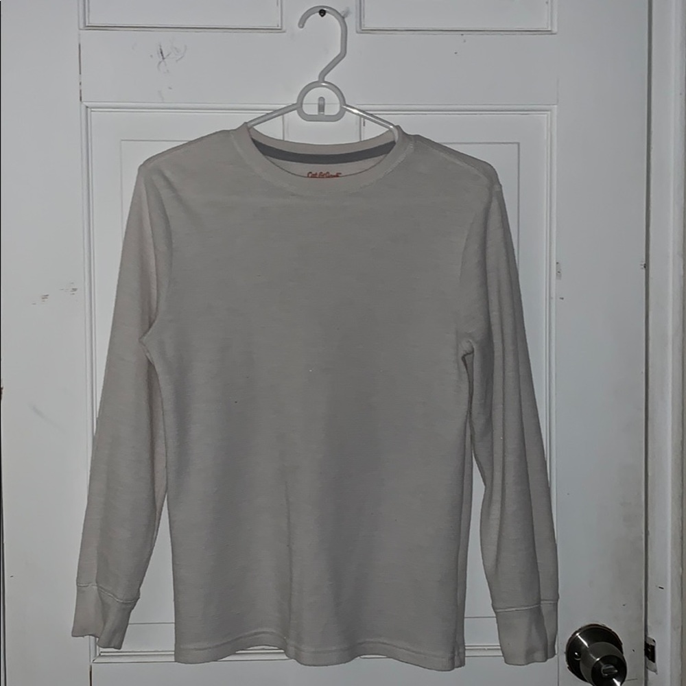 White Cat&Jack pong sleeve t-shirt